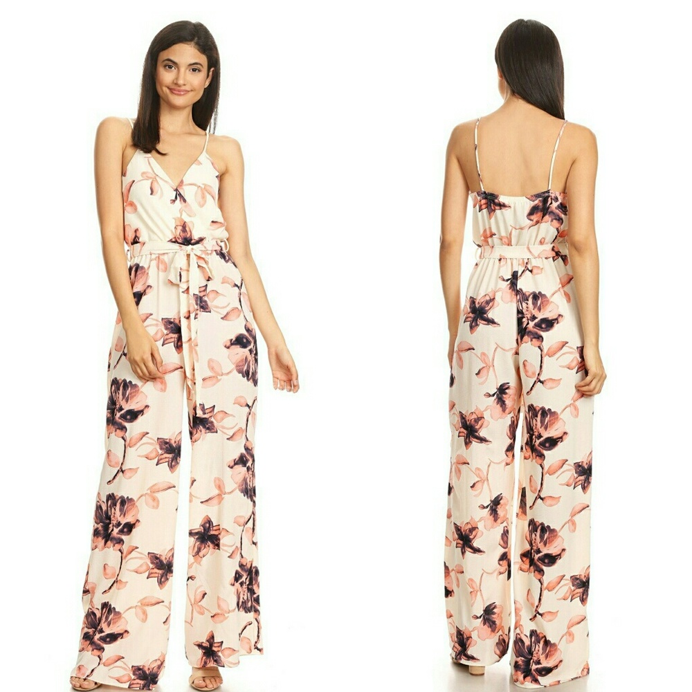⭐HOST PIC⭐  Spaghetti Strap Romper Palazzo Pants